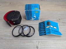 Soligor Close-Up 55mm Lens Filter Kit  +1 +2 +3 w/Case Box Manual 23-685 Japan