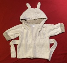 Baby Aspen Bunny Hooded Bath Robe, 0-9 Months, Super Soft