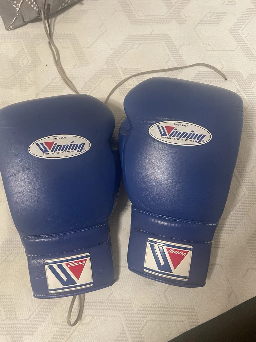 Winning Blue 16 oz. Weight Boxing Gloves for sale | eBay