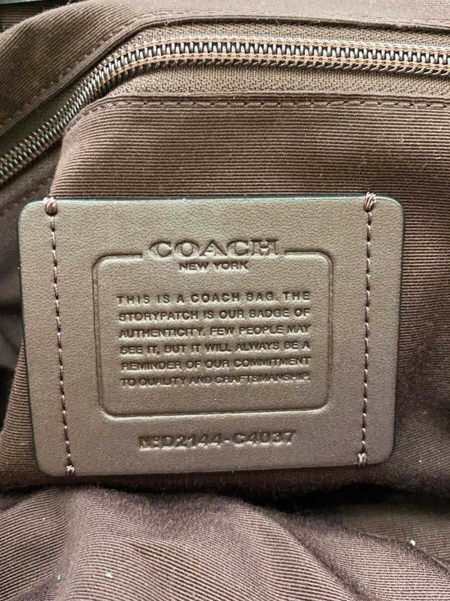 COACH Backpack Leather BLU Allover Pattern C4037 … - image 5