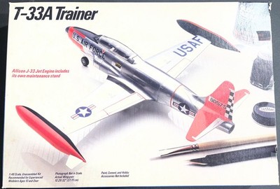 Testors Lockheed T-33A Trainer 578 1/48 NIB Model Kit  Sullys Hobbies 