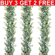 Image of 6FT Artificial Eucalyptus Garland Hanging Rattan Vine Ivy Wedding Flowers Deco