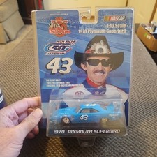 Racing Champions Blue 1970 Plymouth Superbird Petty Racing 50th Ann. 1/43 Scale