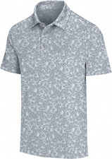 Men's Quick Dry Moisture-Wicking Short-Sleeve Golf Shirt