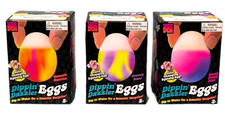 Nee Doh Dippin Dazzler Eggs Color Changing Squishy Viral Easter Lot Of 3 New