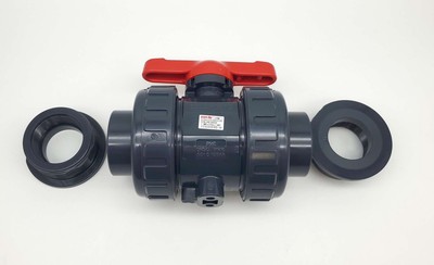 Asahi AV 1605-010 2'' Ball Valve Type 21 True Union PVC EPDM Seals 230 Psi