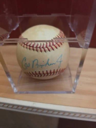 CAL RIPKEN JR SIGNED AUTOGRAPHED American League BASEBALL ORIOLES