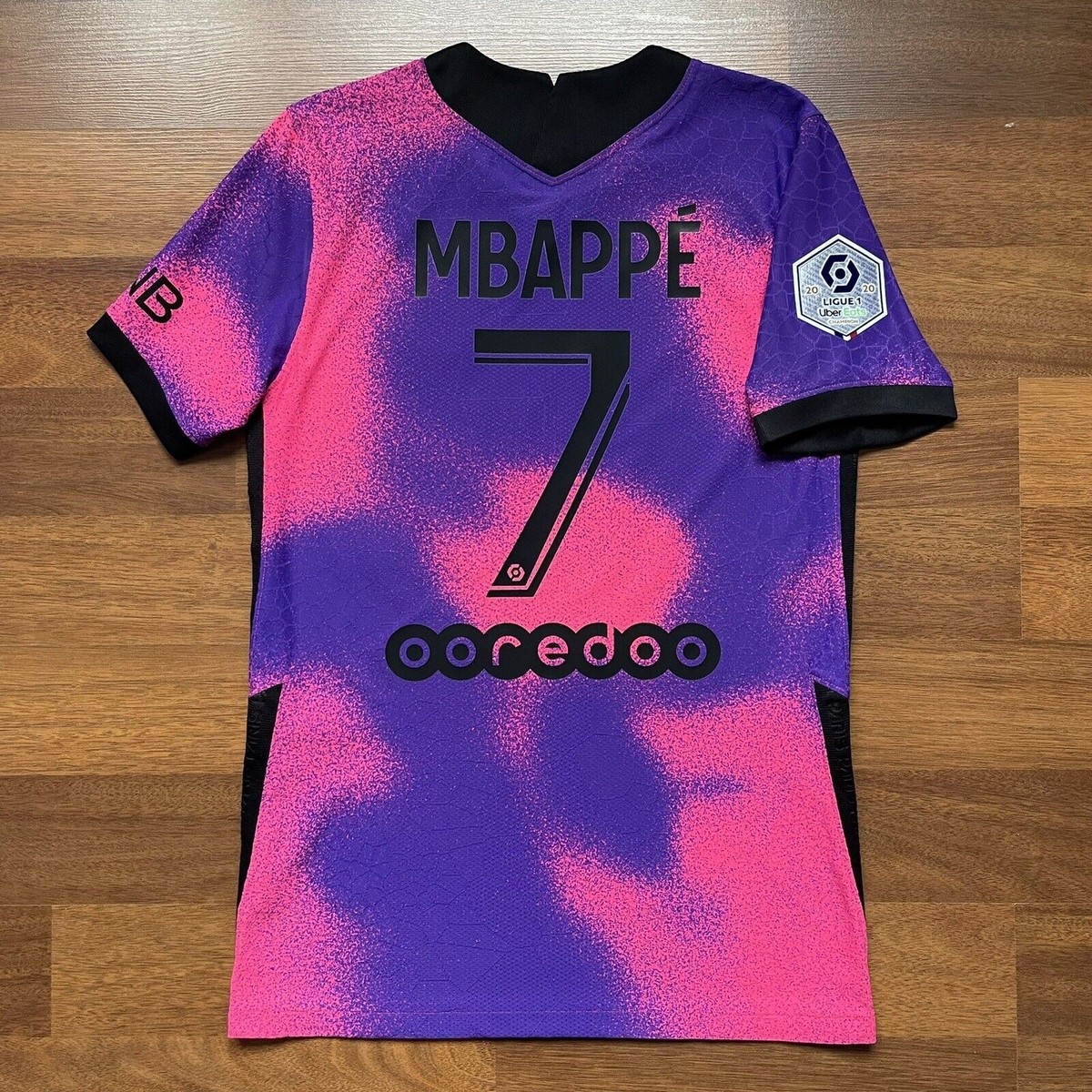 PSG NIKE VAPORKNIT 2020/2021 FOOTBALL SOCCER FOURTH JERSEY #7
