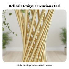 Piedistallo per Piante Stile Minimalista Colonna Portafiori a Spirale Multiuso