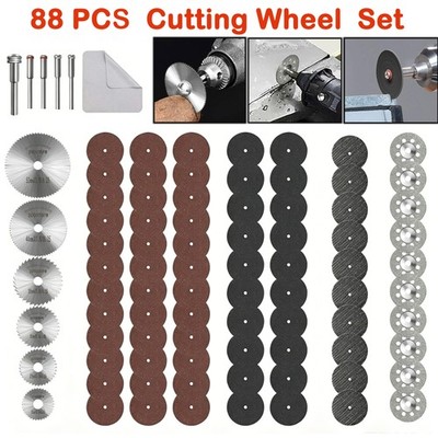 88x Diamond Cutting Wheel For Dremel Rotary Tool Die Grinder Metal Cut Off Disc