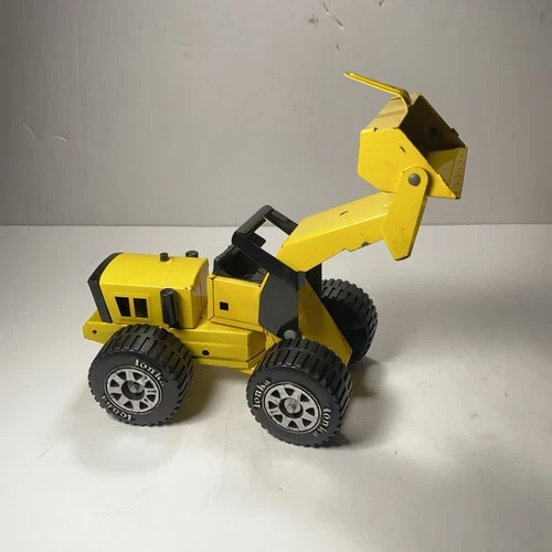 New ListingVintage 1970s Tonka Front-End Loader Collectible Pressed Steel Yellow