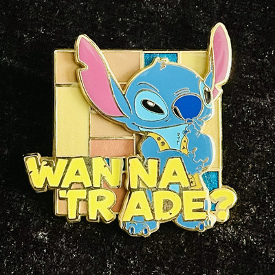 LE 500 Stitch Pin Trading Wanna Trade Traders 3D Stained Glass Lilo Disney WDW