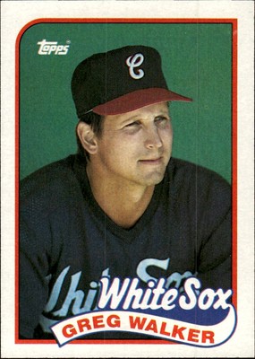 1989 Topps #408 Greg Walker Chicago White Sox | eBay