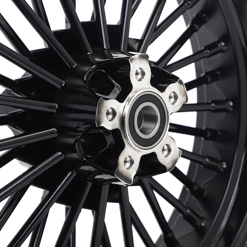 21x3.5 18x3.5 Ruote Cerchi Anteriori Posteriori per Harley Softail Fat ...