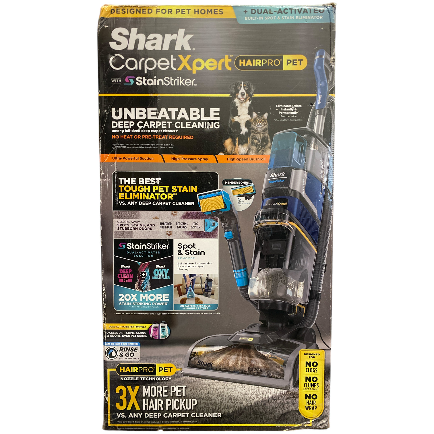 Средство для чистки ковров и обивки Shark CarpetXpert HairPro с пятновыводителем EX304 47890₽