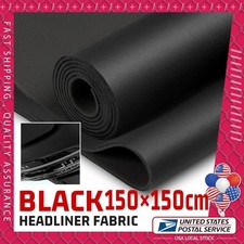 60" Headliner Fabric w/ Foam Backing for Car Ceiling Fabric Repair Upholstery