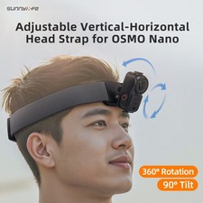 For DJI Osmo Nano Camera Elastic Headband Mount 360&deg; Adjustable Accessories Soft