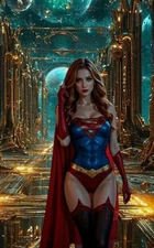 4x6  Color Photo Print Women Famous Fan Art ai Fantasy superhero cosplay Cw25