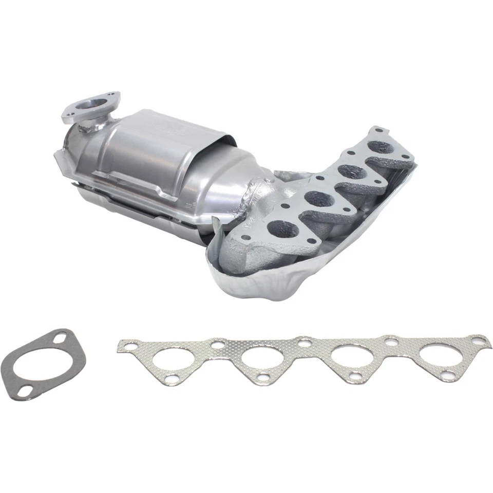 Nuevo convertidor catalítico con colector de escape para Hyundai 01-05 Accent Foto 2 de 4