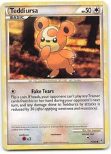 Teddiursa 73/95 Common Call of Legends Pokemon