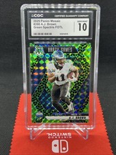 AJ Brown 2025 Panini Mosaic Intl. Games Green Spectris FOTL Prizm /13 #266