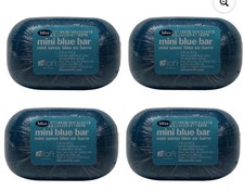 4 mini barra de jabón azul Bliss cada una barras de 1,8 oz en total de 7,2 OZ RARO descontinuado
