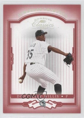 2004 Donruss Classics Timeless Tributes Red 51/100 Dontrelle Willis #36 e1a