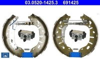 Ate 03.0520-1425.3 Bremsbackensatz 4 Bremsbacken Trommelbremse