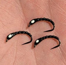 3 x WICKED WHITE FLEXI BUZZERS SIZE 12 BARBLESS 
