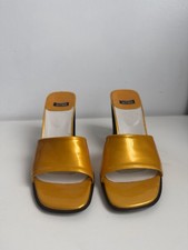 Vintage Y2k Stewart Weitzman Open Toe  Yellow...