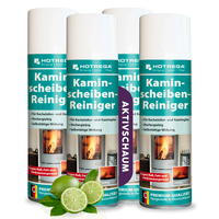 Hotrega Kaminscheiben Reiniger Ofenreiniger RußEntferner Rauchharz Glas 4X 300Ml