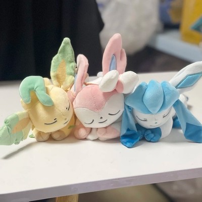 Eeveelution Sleep Sylveon Plush Toy Leafeon Glaceon stuffed toys doll doll Xmas