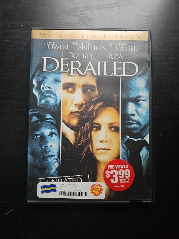 Derailed (DVD, 2006, Unrated Version: Widescreen)