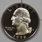 1992-S Proof Washington Quarter  #SP3