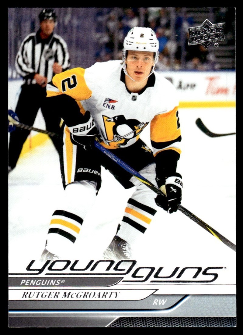 2024-25 Upper Deck Young Guns Rutger McGroarty Rookie Pittsburgh Penguins #474
