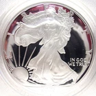 2003 One Ounce Proof American Silver Eagle With Original US Mint Box & COA