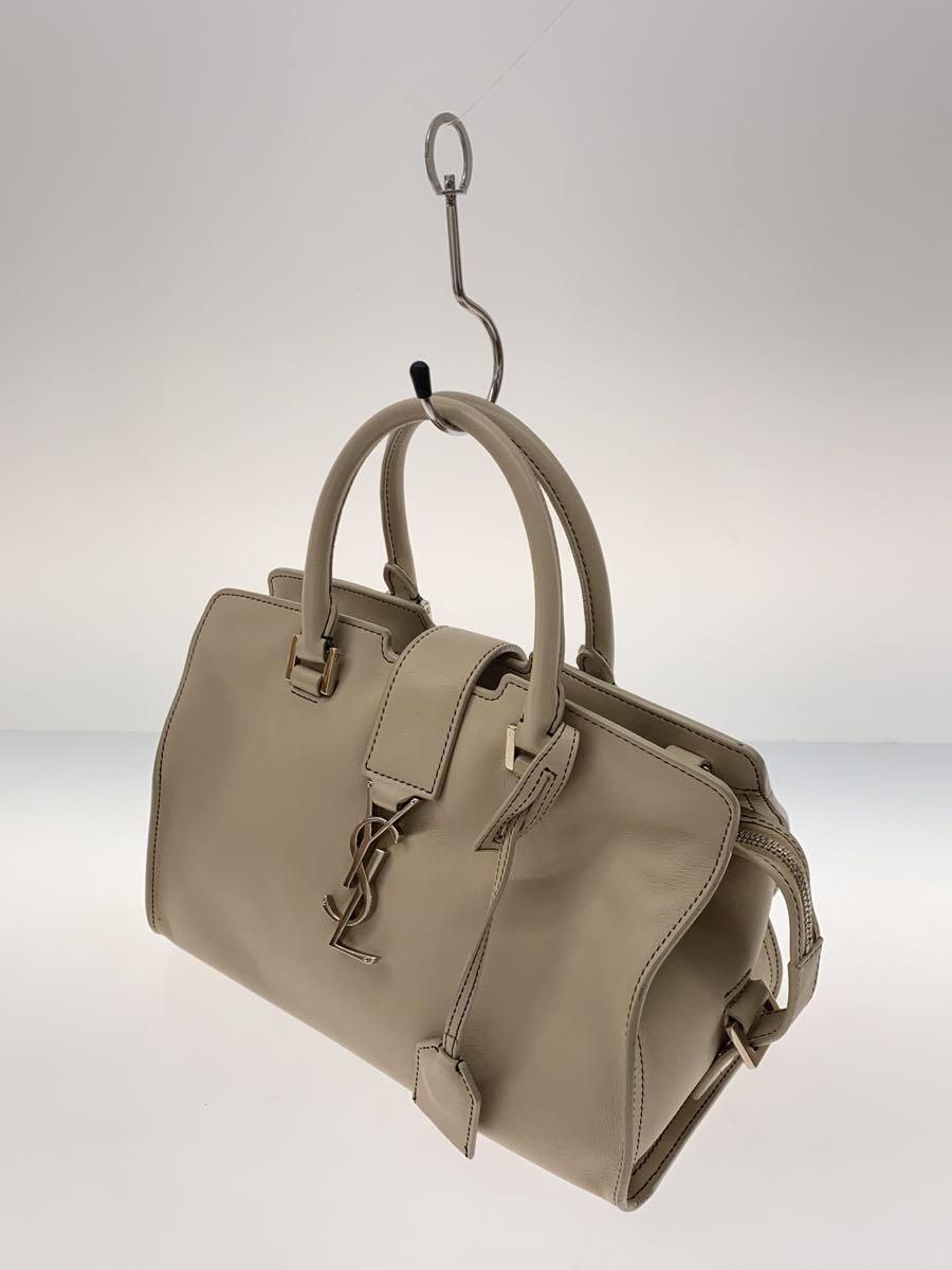 Borsa a mano SAINT LAURENT copri bambino pelle beige GNR424868 1017 usata