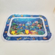 Tummy Time Water Mat Inflatable Baby Water Play mat for 3 6 9 Months Unused,