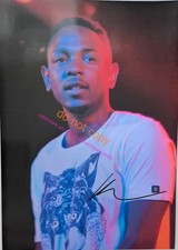 KENDRICK LAMAR Autographed signed photo
