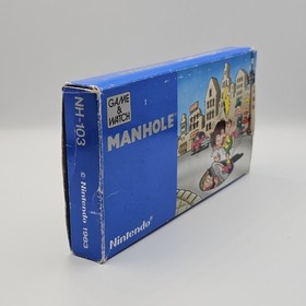 Nintendo Game & Watch Manhole NH-103 1983 Box Styrofoam & Manual Only 