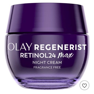 Olay Regenerist Retinol 24 MAX Night Cream Face Moisturizer - 1.7oz