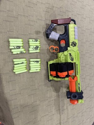 NERF Zombie Strike Doominator Dart Blaster Dominator (2013) Green/Orange