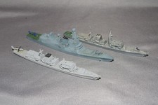 MOUNTFORD (X3) GB FRIGATES AND DESTROYER - FOR RESTORATION - 1/1250 MODEL SHIP