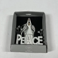 NIB St Nicholas Square Peace Angel Ornament Figurine Nativities and Angels