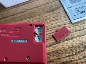 Nintendo SAFE BUSTER boxed GAME & WATCH Box Instructions