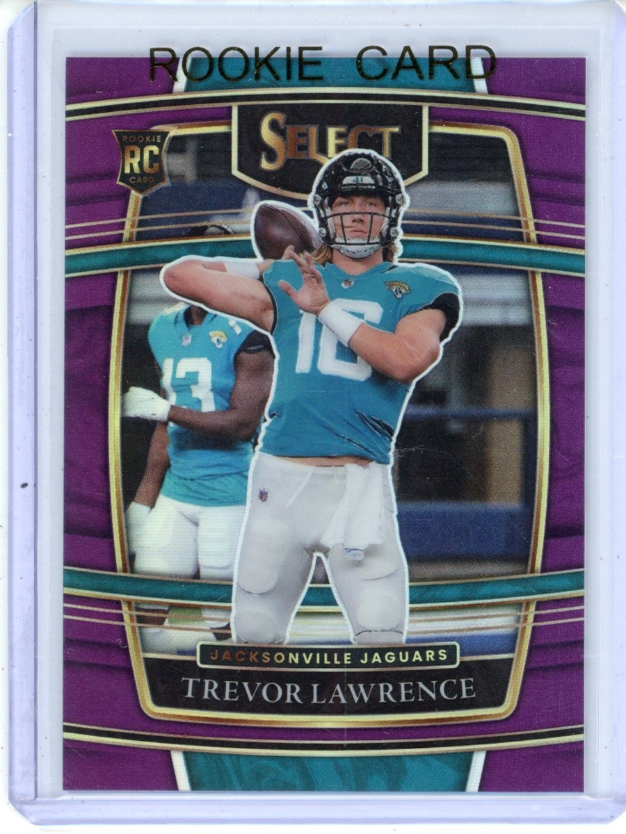 2021 Panini Select - Trevor Lawrence #43 Purple Prizm /75 (RC) INVEST!! ROOKIE!!