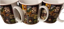 Excellent Condition! Set of 3 David Carter Brown Collection Coffee Mugs