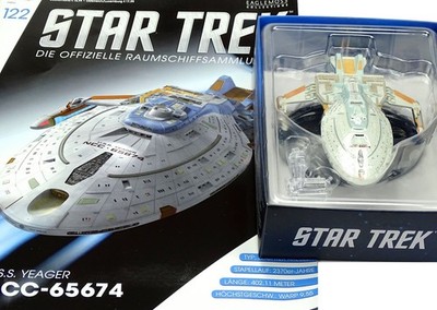 STAR TREK EAGLEMOSS RAUMSCHIFF COLLECTION USS YEAGER NCC-65674 AUSGABE #122
