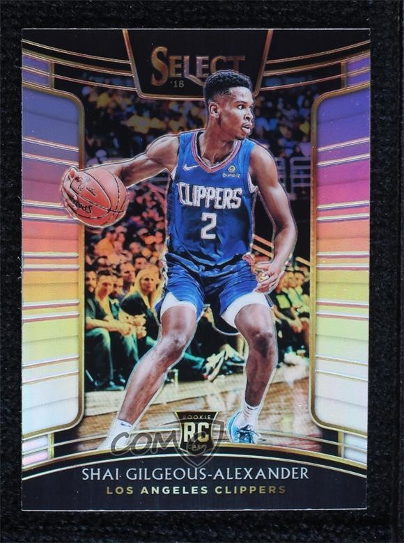 2018-19 Panini Select Concourse Silver Prizm Shai Gilgeous-Alexander #7 5w5