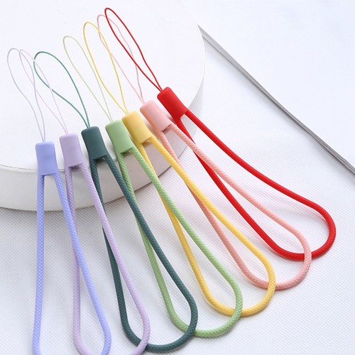 7 Pcs Braided Silicone Lanyard Anti Theft Phone Strap Wrist Wrap - Photo 7 sur 12